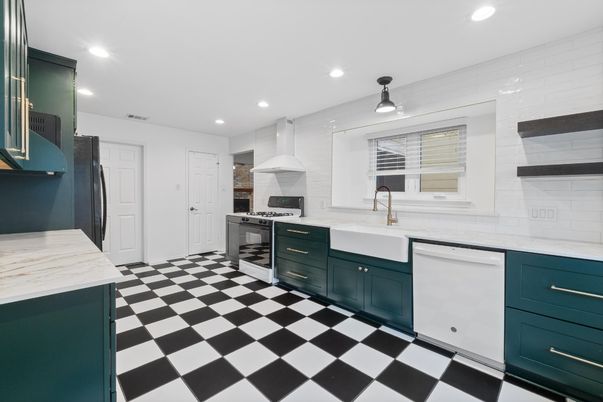Interior, Kitchen, Recessed Lighting, Stainless Steel Appliances