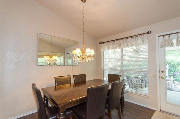 Chandelier, Dining room, Interior, Pendant Lights, Wood Texture Flooring