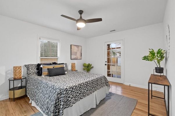 Bedroom, Interior, Wood Texture Flooring