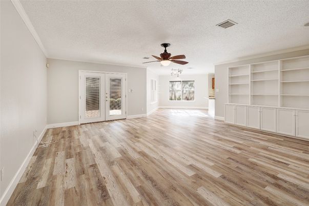 Empty room, Interior, Wood Texture Flooring