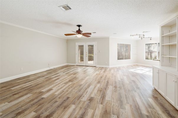 Empty room, Interior, Wood Texture Flooring