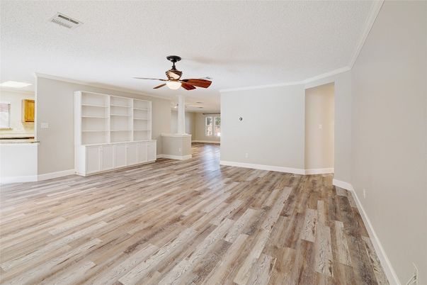 Empty room, Interior, Wood Texture Flooring