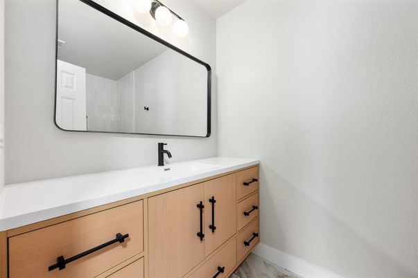 Bathroom, Dual Sink Vanities, Interior, Marble