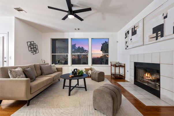 Fireplace, Interior, Living room, Wood Texture Flooring