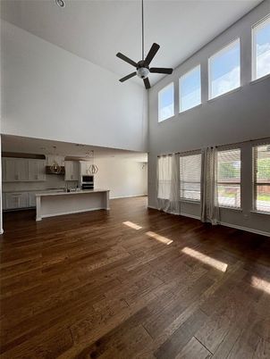 Empty room, Interior, Kitchen, Wood Texture Flooring