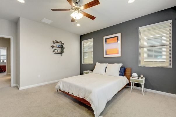 Bedroom, Interior, Recessed Lighting