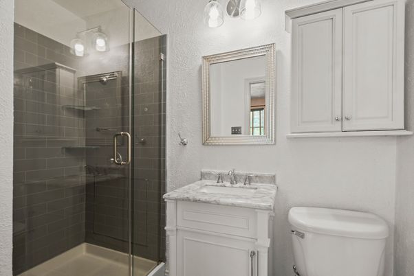 Bathroom, Glass Shower, Interior