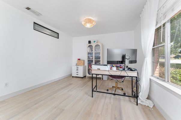Home Office, Interior, Wood Texture Flooring