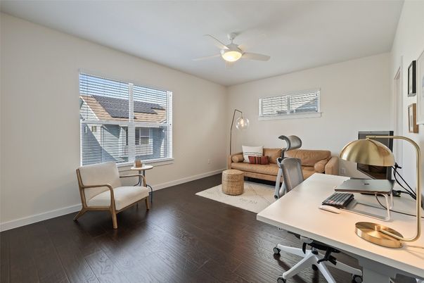 Home Office, Interior, Wood Texture Flooring