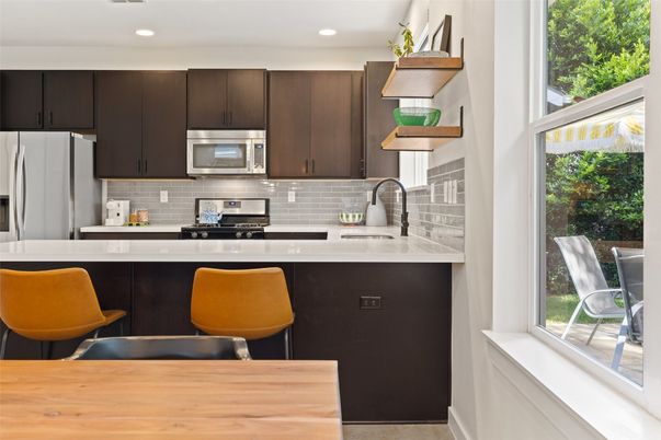 Interior, Kitchen, Recessed Lighting, Stainless Steel Appliances