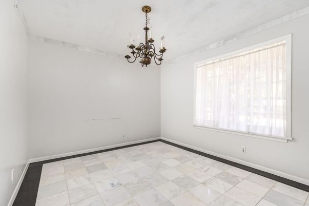 Chandelier, Empty room, Interior