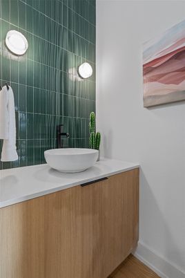 Bathroom, Interior, Wood Texture Flooring