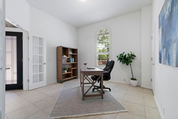 Home Office, Interior, Recessed Lighting