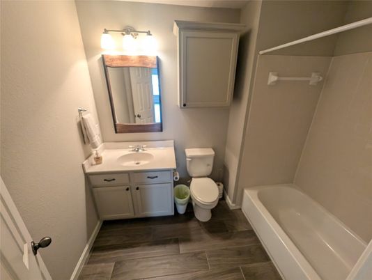 Bathroom, Interior, Wood Texture Flooring