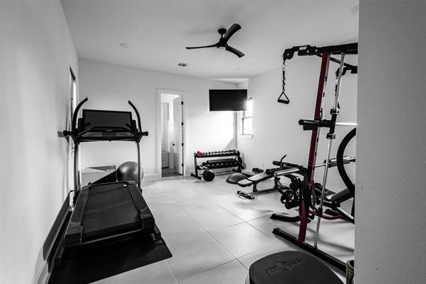 Fitness Equipment, Interior, Recessed Lighting