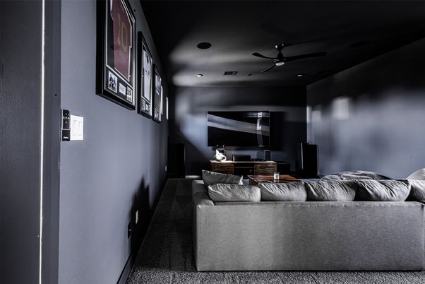 Interior, Living room, Recessed Lighting