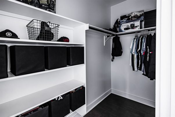 Interior, Walk-in Closets, Wood Texture Flooring