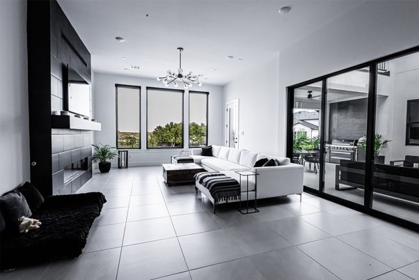 Interior, Living room, Pendant Lights, Recessed Lighting