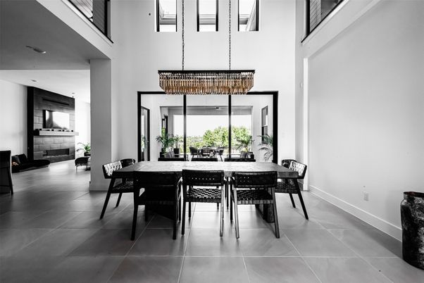 Chandelier, Dining room, Interior