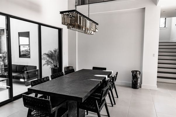 Chandelier, Dining room, Interior, Pendant Lights