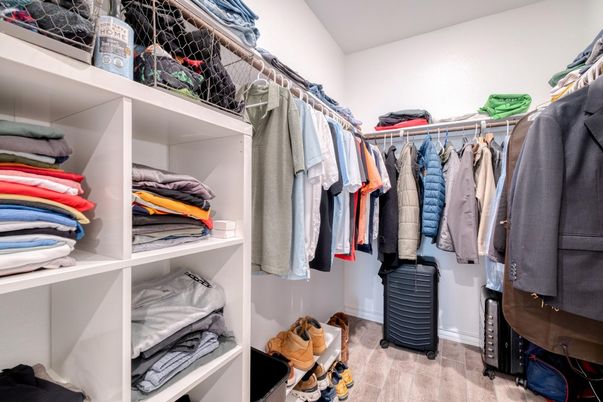 Interior, Walk-in Closets, Wood Texture Flooring
