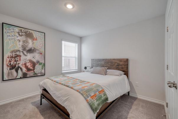 Bedroom, Interior, Recessed Lighting