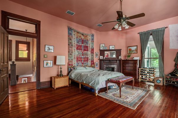 Bedroom, Interior, Wood Texture Flooring