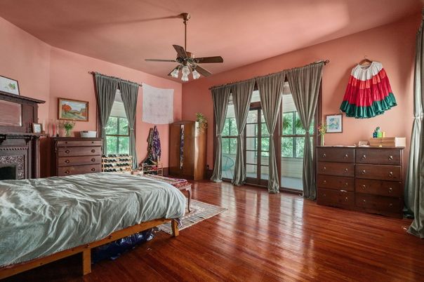 Bedroom, Interior, Wood Texture Flooring