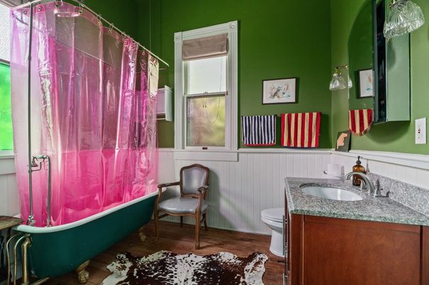 Bathroom, Interior, Wood Texture Flooring