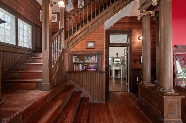 Interior, Wood Texture Flooring, Wooden Walls