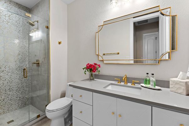 Bathroom, Glass Shower, Interior