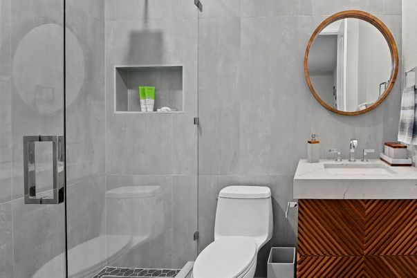Bathroom, Glass Shower, Interior