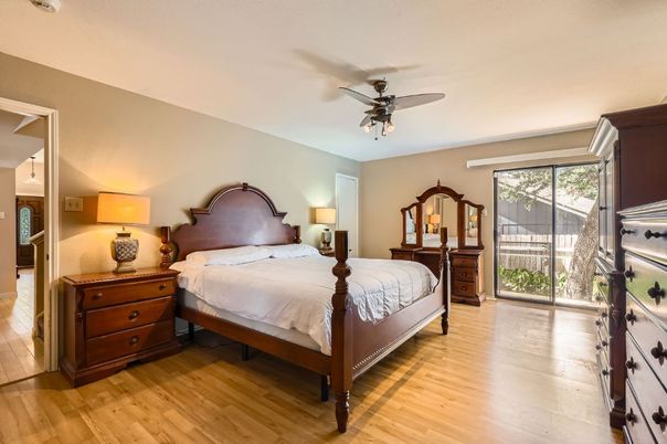 Bedroom, Interior, Wood Texture Flooring