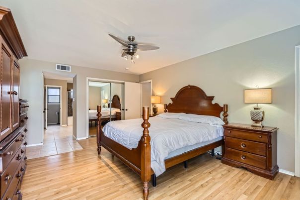 Bedroom, Interior, Wood Texture Flooring