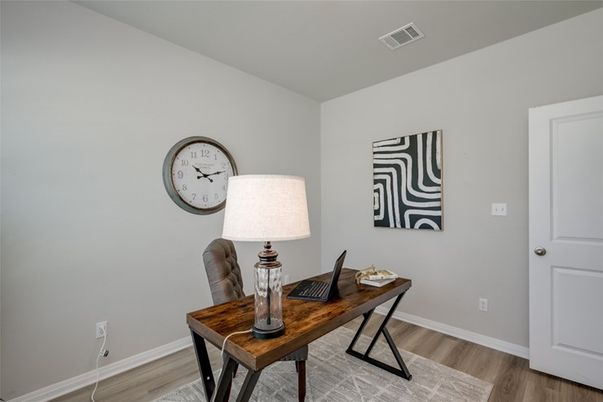 Home Office, Interior, Wood Texture Flooring