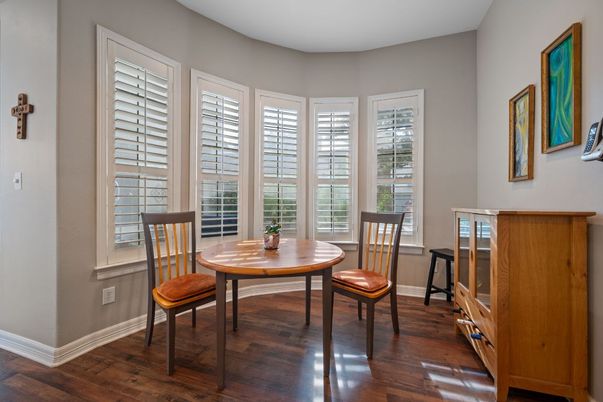 Dining room, Interior, Wood Texture Flooring