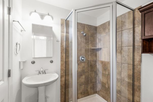 Bathroom, Glass Shower, Interior