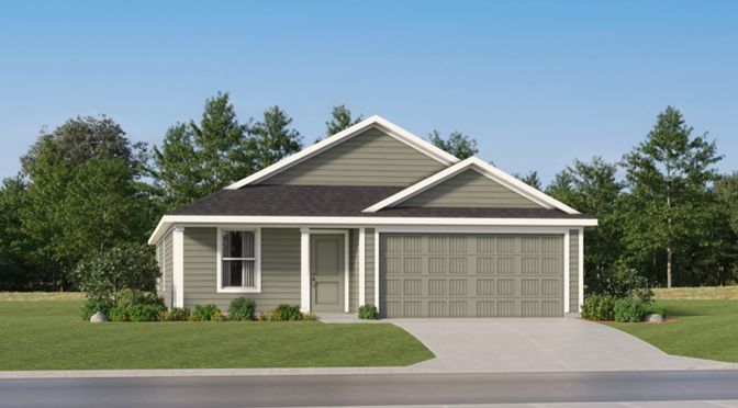 Attached, Exterior, Facade, Ranch