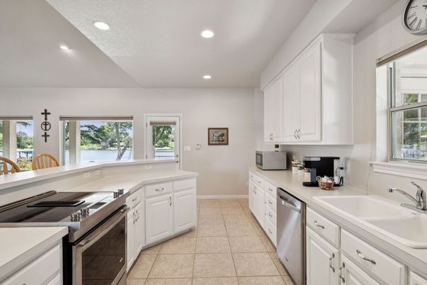 Interior, Kitchen, Recessed Lighting, Stainless Steel Appliances