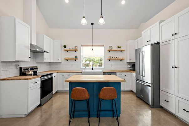 Interior, Kitchen, Pendant Lights, Recessed Lighting