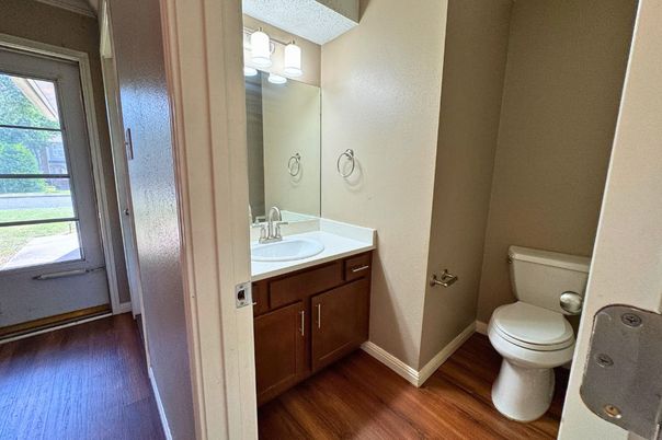 Bathroom, Interior, Wood Texture Flooring