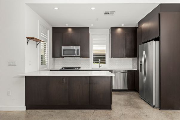 Interior, Kitchen, Recessed Lighting, Stainless Steel Appliances