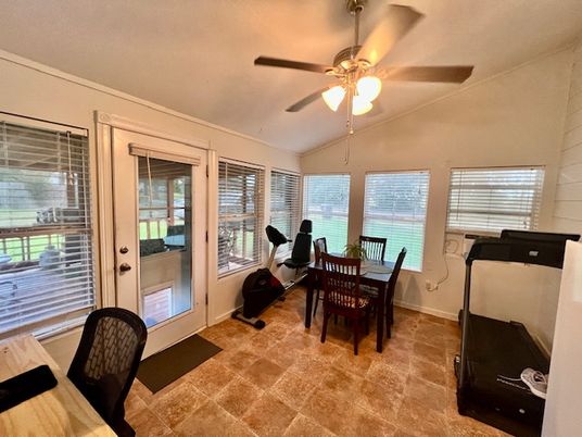 Dining room, Fitness Equipment, Interior