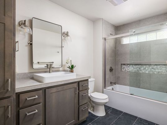 Bathroom, Glass Shower, Interior