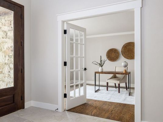 Home Office, Interior, Wood Texture Flooring