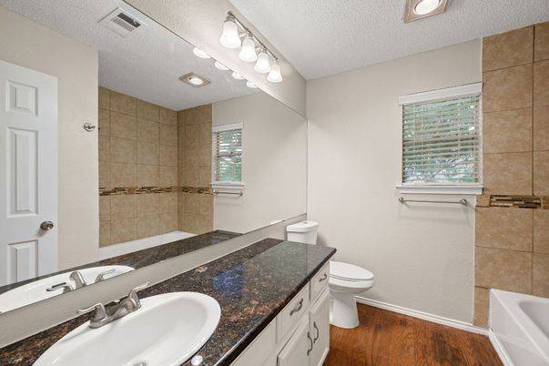 Bathroom, Interior, Wood Texture Flooring