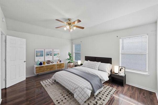 Bedroom, Interior, Wood Texture Flooring