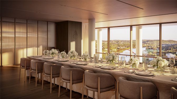 Dining room, Interior, Wood Texture Flooring