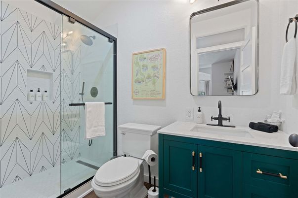 Bathroom, Glass Shower, Interior