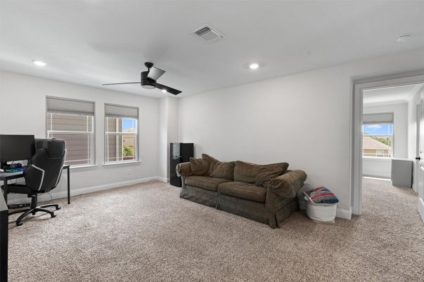 Home Office, Interior, Recessed Lighting